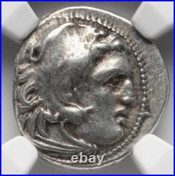 NGC Ch XF Alexander the Great III 336-323 BC, Kingdom Macedon Choice Drachm Coin