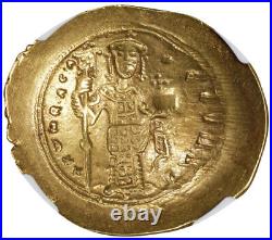 NGC Ch XF GOLD Constantine X 1059-1067 AD, Byzantine Empire Jesus Nomisma Coin