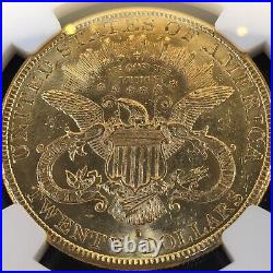 NGC MS61 BETTER DATE 1892 S US Gold $20 Liberty Head Double Eagle SHARP