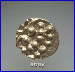 NGC MS63 1820-1830 INDIA GOLD Fanam Coin, Maratha Confederacy, SHARP HIGH GRADE