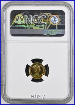 NGC MS66 1996 Burmese Cat 1/25 ounce gold coin