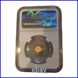 NGC MS70 1/200th Troy Ounce Gold Egyptian Scarab