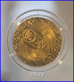 NGC MS70 1/200th Troy Ounce Gold Egyptian Scarab