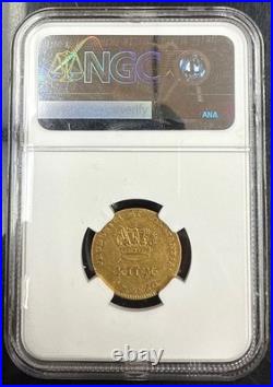 NGC XF 45 1760 VH W Denmark Gold 12M Mark Frederik V