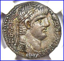 Nero AR Tetradrachm Silver Roman Antioch Coin 63 AD Certified NGC Choice XF