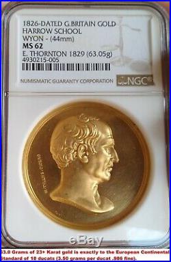 Ngc Britain 1826 William Wyon 18 Ducats Gold Royal Mint-not A Restrike-ex Rare