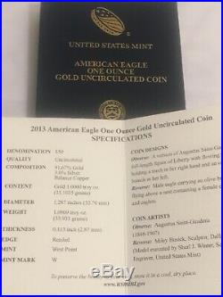 Ngc MS70 2013 Five Star Generals Uncirculated $5 gold coin