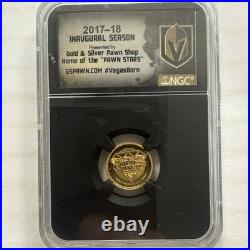 PAWN STARS 1/10th Oz Gold Medallion Ngc Certified Inaugural Season
