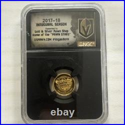 PAWN STARS 1/10th Oz Gold Medallion Ngc Certified Inaugural Season
