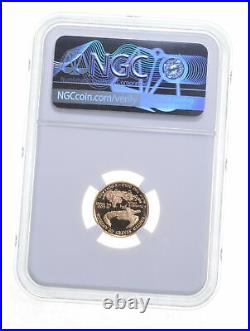 PF70 UCAM 1998-W $5 American Gold Eagle Graded NGC 5827