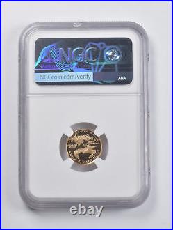 PF70 UCAM 1999-W $5 American Gold Eagle 1/10 Oz. 999 Fine Gold NGC 2904