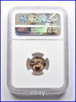 PF70 UCAM 2002-W $5 American Gold Eagle 1/10 Oz Gold NGC 1581