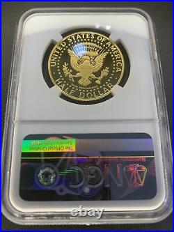 PR70 2014 W 50c Kennedy UCAM High Relief 3/4 ToZ Gold NGC PF70 ULTRA CAMEO MS70