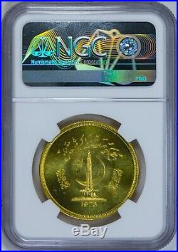 Pakistan Gold Coin 3000 Rupees 1976 Astor Markhor Conservation KM-44 NGC MS65