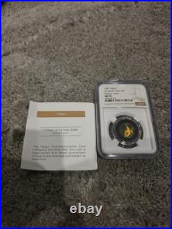 Palau Nd Gold $1 1001 Nights Magical Lamp Ngc Ms70