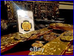 Peru 1711 Gold 8 Escudos Doubloon Ngc Plate Fleet Shipwreck 1715 Coin Treasure