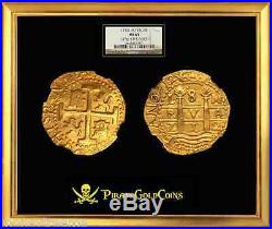 Peru 1712 Gold 8 Escudos Doubloon Coin Ngc 63 Fin Kn! 1715 Plate Fleet Shipwreck
