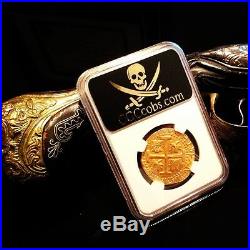 Peru 1712 Gold 8 Escudos Doubloon Coin Ngc 63 Fin Kn! 1715 Plate Fleet Shipwreck