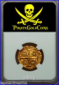 Peru 4 Escudos 1700 Finest Of 3 Known Ep Newman Gold Doubloon Coin Treasure