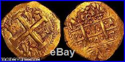 Peru 8 Escudos 1747 Ngc 63 Shipwreck La Luz Pop 1 Gold Doubloon Coin Shipwreck