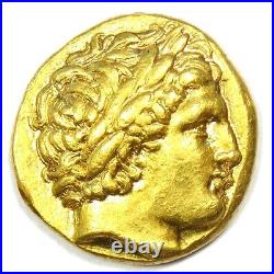 Philip II Gold AV Stater Gold Greek Macedon Coin 359 BC. NGC Tag / Edge Repaired