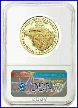 PreSale 2021 W $50 1 Oz GOLD AMERICAN EAGLE PROOF COIN Type 2 NGC PF70 ER or FR