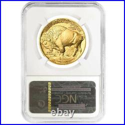 Presale 2022 $50 American Gold Buffalo NGC MS70 ER Blue Label