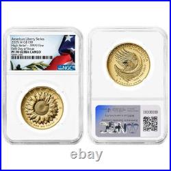 Presale 2025-W $100 1-oz Proof American Gold Liberty High Relief NGC PF70UC Presale 2025-W $100 1-oz Proof American Gold Liberty High Relief NGC PF70UC