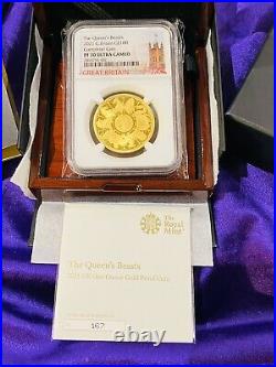 Queen's Beasts 1 Oz Gold Proof Completer NGC Certified PF70 UC #167/625
