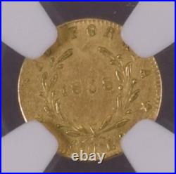 RARE 1858 1/2 California Fractional Gold / NGC MS61 W#5 / POP 7 R. 7