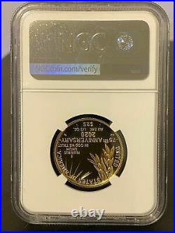 RARE GRADED End of World War II 75th Anniversary 24-Karat Gold Coin NGC PF70