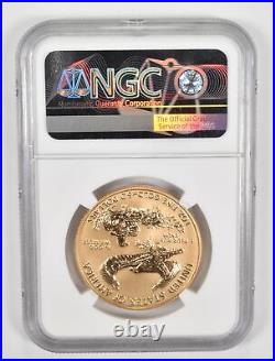 REV PF70 2006-W $50 American 1 Oz. 999 Fine Gold Eagle Anniv Signed NGC 1394