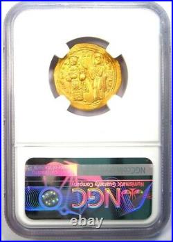 Romanus III AV Gold Nomisma Jesus Christ Coin 1028 AD Certified NGC AU