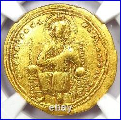 Romanus III AV Gold Nomisma Jesus Christ Coin 1028 AD NGC Choice VF 5/5 Strike