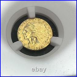 SASA 1926 Indian $2.50 Gold Coin NGC MS64