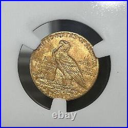 SASA 1926 Indian $2.50 Gold Coin NGC MS64