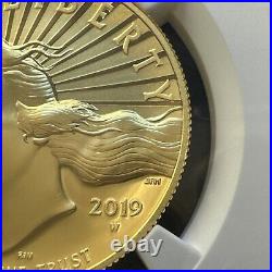 SP 70 2019-W $100 1 Oz Gold American Liberty High Relief NGC SP70 Early Releases