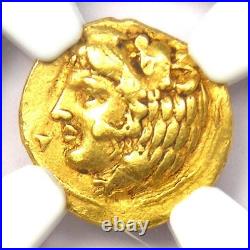 Sicily Syracuse Gold AV 20 Litrai Tetradrachm Dionysius Coin 406 BC NGC Ch VF Sicily Syracuse Gold AV 20 Litrai Tetradrachm Dionysius Coin 406 BC NGC Ch VF