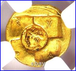 Sicily Syracuse Gold AV 20 Litrai Tetradrachm Dionysius Coin 406 BC NGC Ch VF Sicily Syracuse Gold AV 20 Litrai Tetradrachm Dionysius Coin 406 BC NGC Ch VF