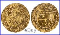 Spain 1590-93 Ducado Felipe II Mbc Pirate Gold Coins Treasure Campen