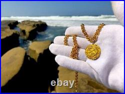 Spain 1590-93 Ducado Pirate Gold Coins Jewelry Necklace Shipwreck Treasure