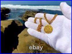 Spain 1590-93 Ducado Pirate Gold Coins Jewelry Necklace Shipwreck Treasure King