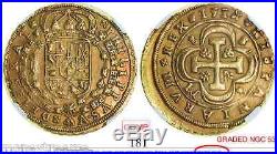 Spain 1700 Gold 8 Escudos Ngc 53 Only 1 Known Doubloon Coin Pirate Treasure Coin