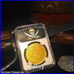 Spain 1708 8 Escudos Doubloon Ngc Only 1 Known Gold Coin Treasure Pirate Crystal