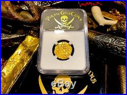 Spain 1 Escudo 1516-1556 Ngc 62 Carlos & Johanna Pirate Gold Coins Treasure