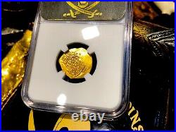 Spain 1 Escudo 1611 Dated Atocha Era Ngc 45 Pirate Gold Coins Treasure Cob