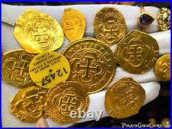 Spain 2 Escudos 1615 Atocha Era Ngc 65! Pirate Gold Coins Treasure Shipwreck