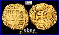 Spain Dated 1622 2 Escudos Ngc 45 Atocha Year Treasure Pirate Gold Coins Cob