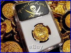 Spain Fully Dated 1590 2 Escudos Ngc 58 Gold Pirate Treasure Shipwreck Coin