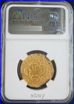 Spain Seville 1556-98 Philip II 4 Escudos Ngc 58 Cob Doubloon Pirate Gold Coin